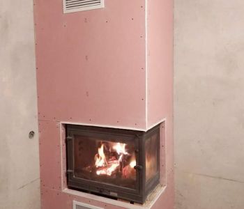 Uniflam Standart праве бічне скло с.Ковярі