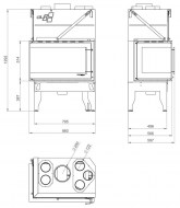 wklad_kominkowy_uniflam_duro_860_nl_schemat
